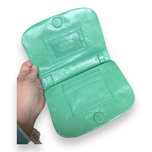 Hobo Saunter Leather Belt Bag Mint Green - Picture 8 of 14